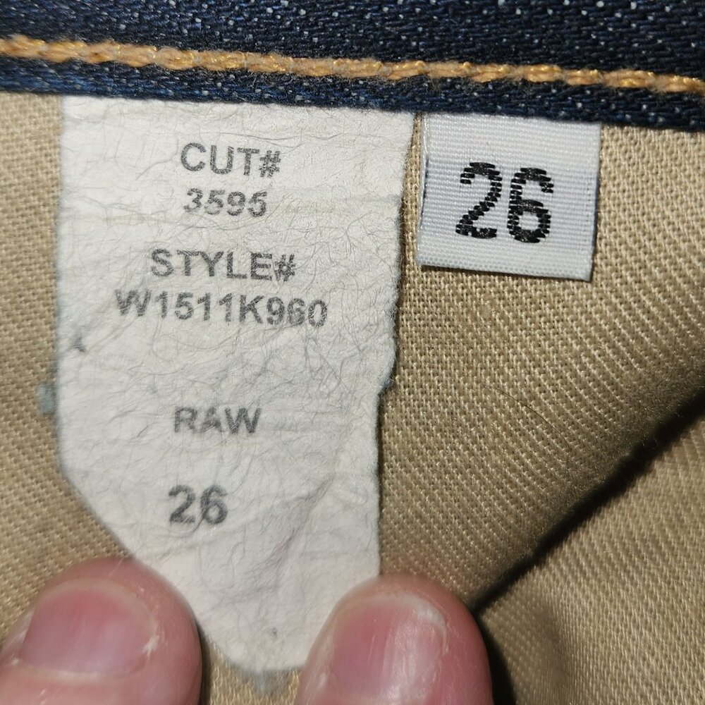 Rag & Bone Skinny Selvedge Raw Denim Jeans – Made in USA 👖✨26x31, EUC $279 MSRP - Picture 10 of 12